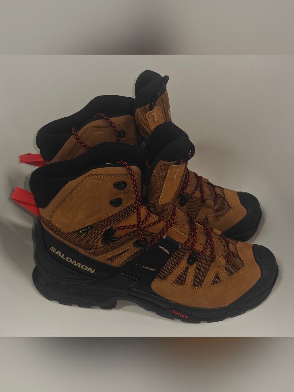 Salomon Quest 4 GTX Size 12 Hiking Boots Waterproof Brown/Black 471564 Men’s